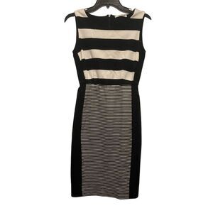 MaxMara Sleeveless Striped BodyCon Sheath